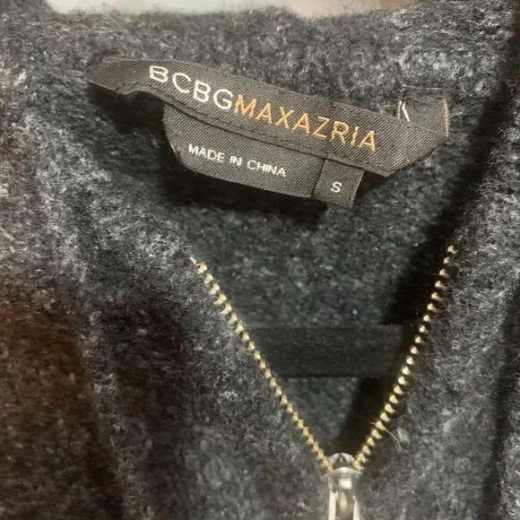 BCBG MaxAzria Zip - Up Sweater Hoodie - Picture 4 of 9